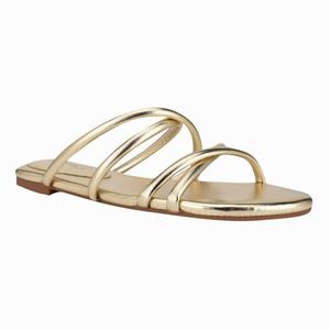 Nine West Beva Flat Slides - Gold - Ireland (OP9872065)